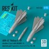 RESKIT RS72-0533 AGM-62 Walleye II ER missiles (2 pcs) with AN/AWG-16 data link pod (1 pcs) (A-4, A-6, A-7, F-4, F/A-18) (3D Printed) (1/72)